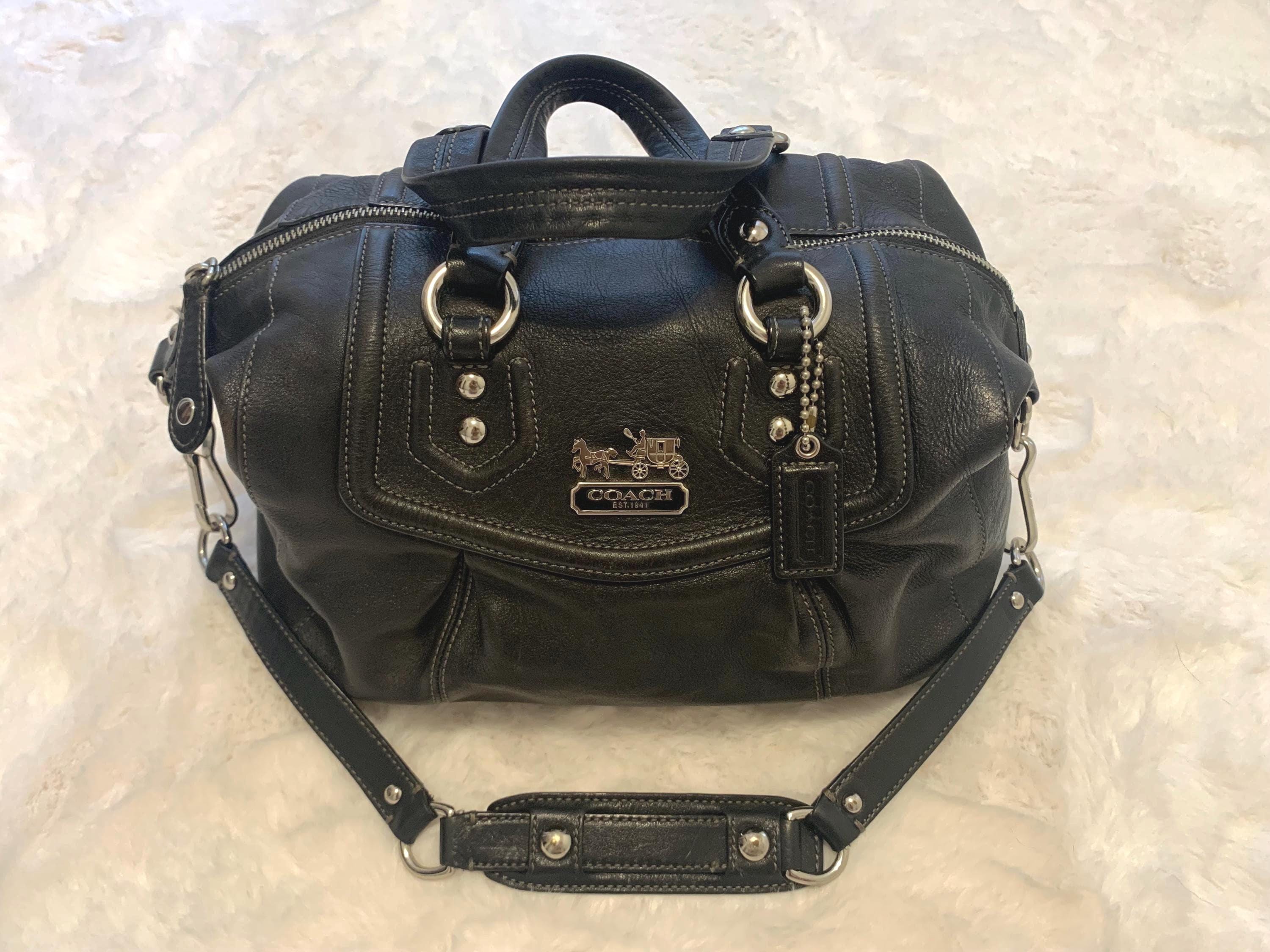 Coach Leather Madison Sabrina Satchel - Etsy