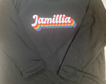 Disco biscuits Jamillia off the shoulder sweatshirt