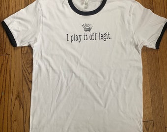 Ween I Play It Off Legit ringer shirt