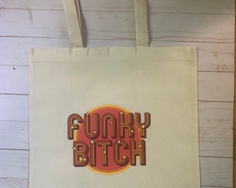 Funky Bitch phish tote bag