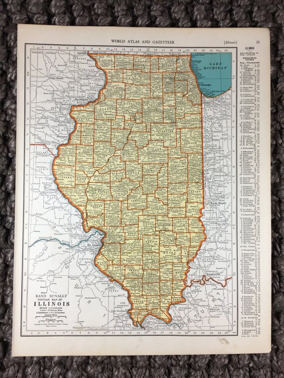 Map Of Illinois And Indiana Side By Side