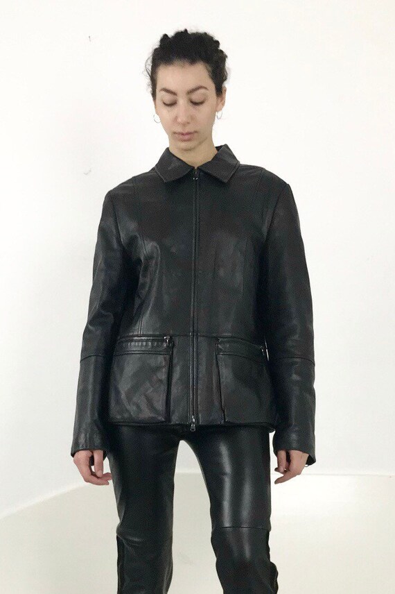 Italian Leather Chore Jacket