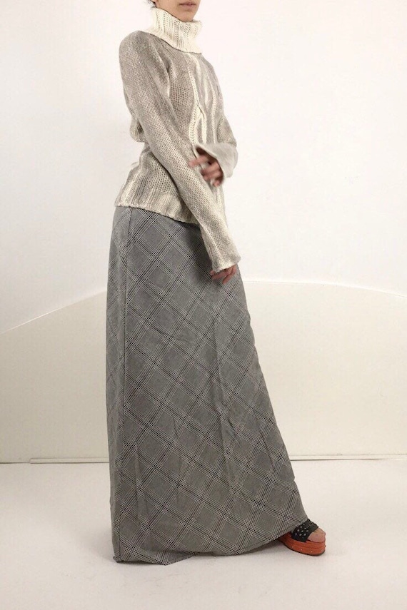 Italian Wool Maxi Skirt