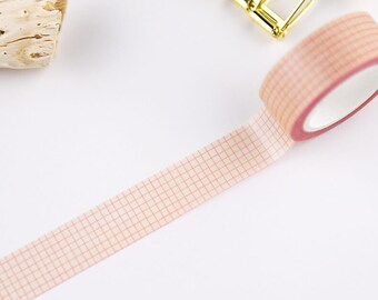 Pink lattice washi tape