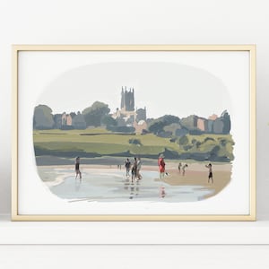 Second Beach in Middletown R.I.  St. Georges School - 8.5 x 11 & 4 x 6 digital print, nautical art print