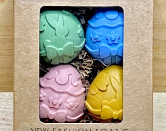 HUEVOS DE PASCUA PEQUEÑOS. Crayones hechos a mano con ingredientes orgánicos. No tóxicos. Juego de 8 recuerdos para fiestas, ideal para canastas de Pascua.