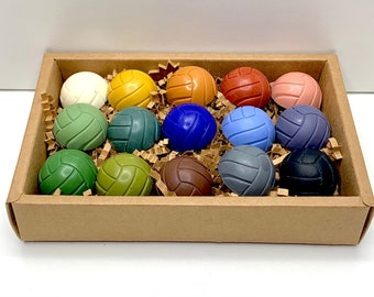 Crayones de voleibol: 15 recuerdos de fiesta no tóxicos hechos a mano