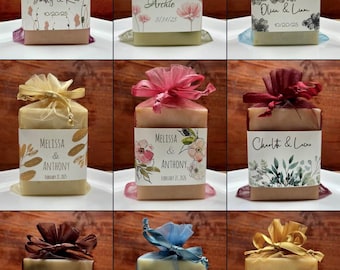 Jabones de recuerdo para bodas: barras de 113-142 g (4-5 oz) – Jabones naturales sin perfume de leche de cabra y avena (Paquete de 150) Sin fragancia Lujosos Hechos en EE. UU.