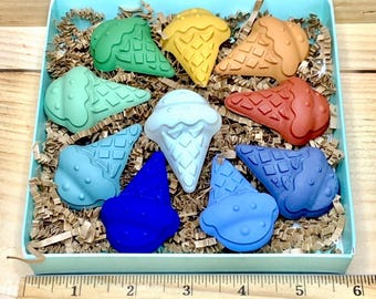 CRAYONES DE HELADO Naturales, no tóxicos, hechos a mano desde cero: regalos de fiesta, decoraciones, relleno de canastas de Pascua.