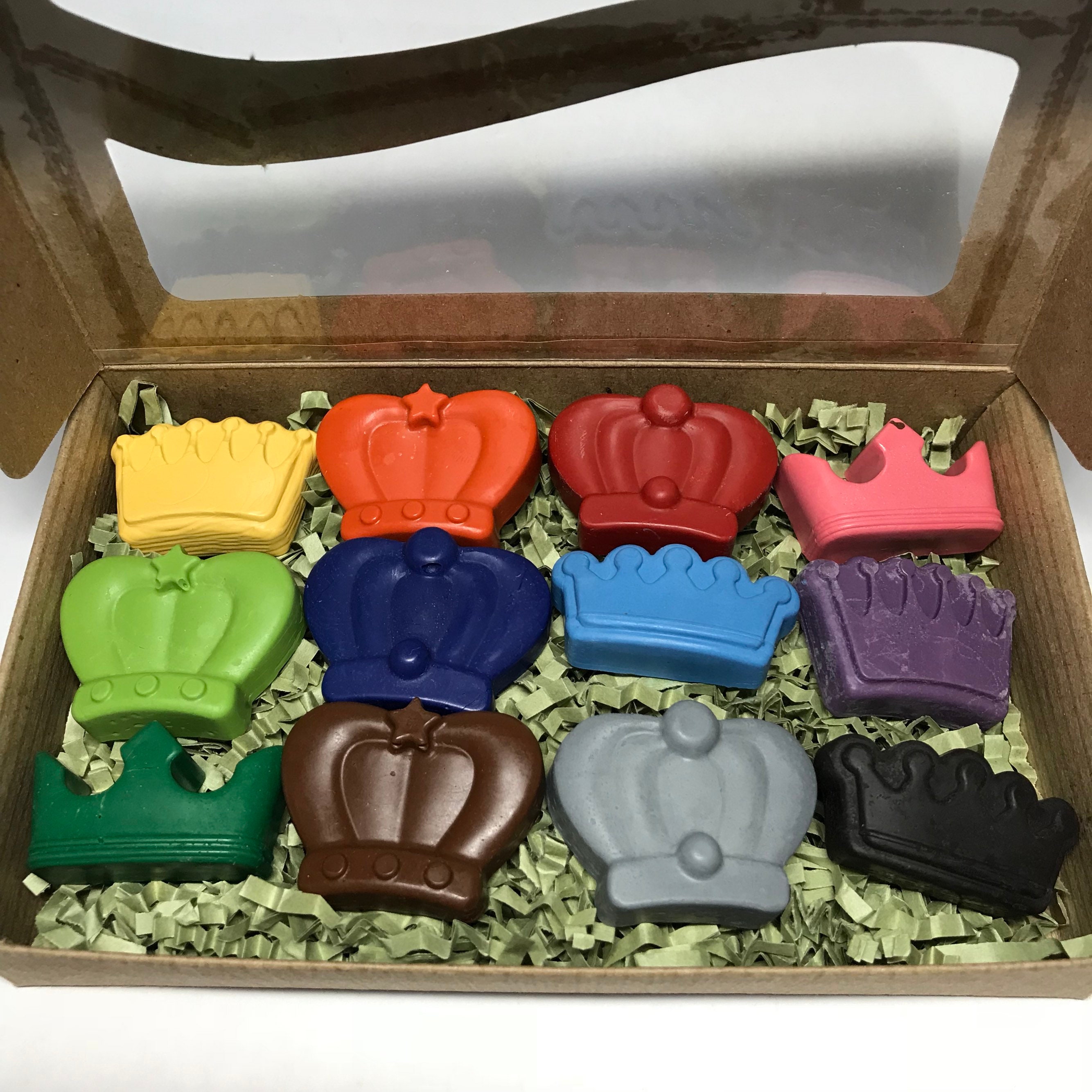 ROYAL CROWN Gift Crayons Reciclado No tóxico 1 juego de 12 Etsy