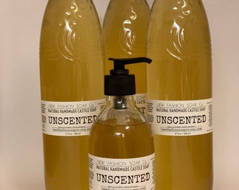 Jabón de Castilla natural hecho a mano con aroma a aceite esencial, lujoso, suave para las manos, libre de parabenos, detergentes y fragancias sintéticas.