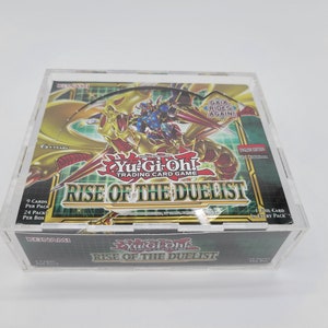 Yugioh Acrylic Booster Box Display Case Box, Framing/Display Quality Grade (Yu-Gi-OH Booster box not included)