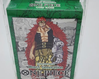 One Piece Acrylic Theme Deck Display Case Box, Framing/Display Quality Grade