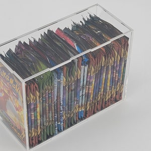 Pokemon Booster Pack (36CT) Acrylic Storage Holder Case Box, Framing/Display Quality Grade (Booster Packs box not included)