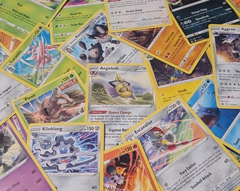25 Rare Rarity 100hp and Higher Mystery Pokemon Cards Lot /  Assorted Lot of Pokemon Cards. Free Shipping. No Duplicates