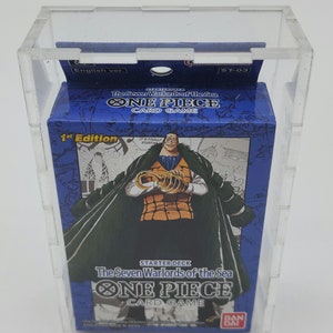 One Piece Acryl Super Pre-Release Deck Vitrine Box, Rahmung/Display Qualität