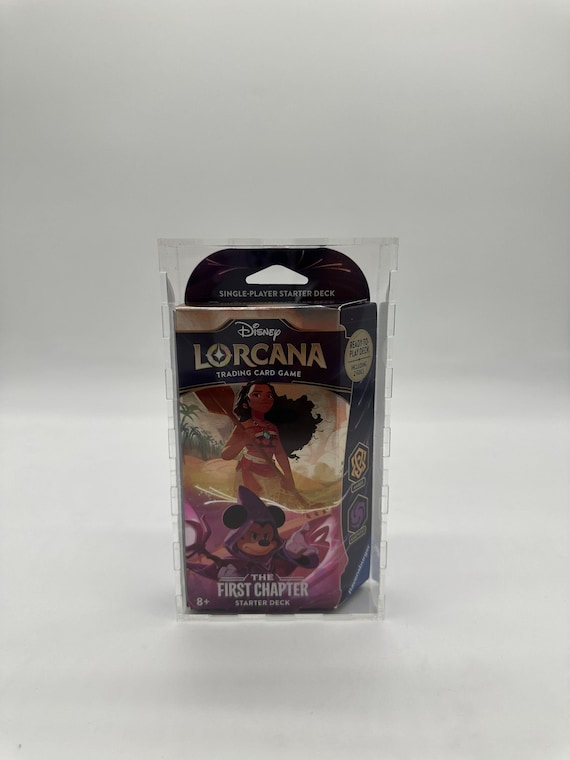lorcana booster box acrylic case Disney Lorcana Booster Box Premium Acrylic Display Protector Case –  grailguard main image 1