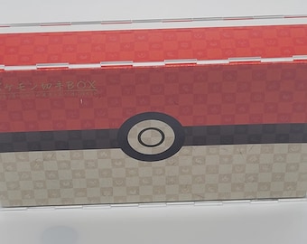 Pokemon Japan Post Stamp Collection Box Acrylic Display Case Box, Framing/Display Quality Grade