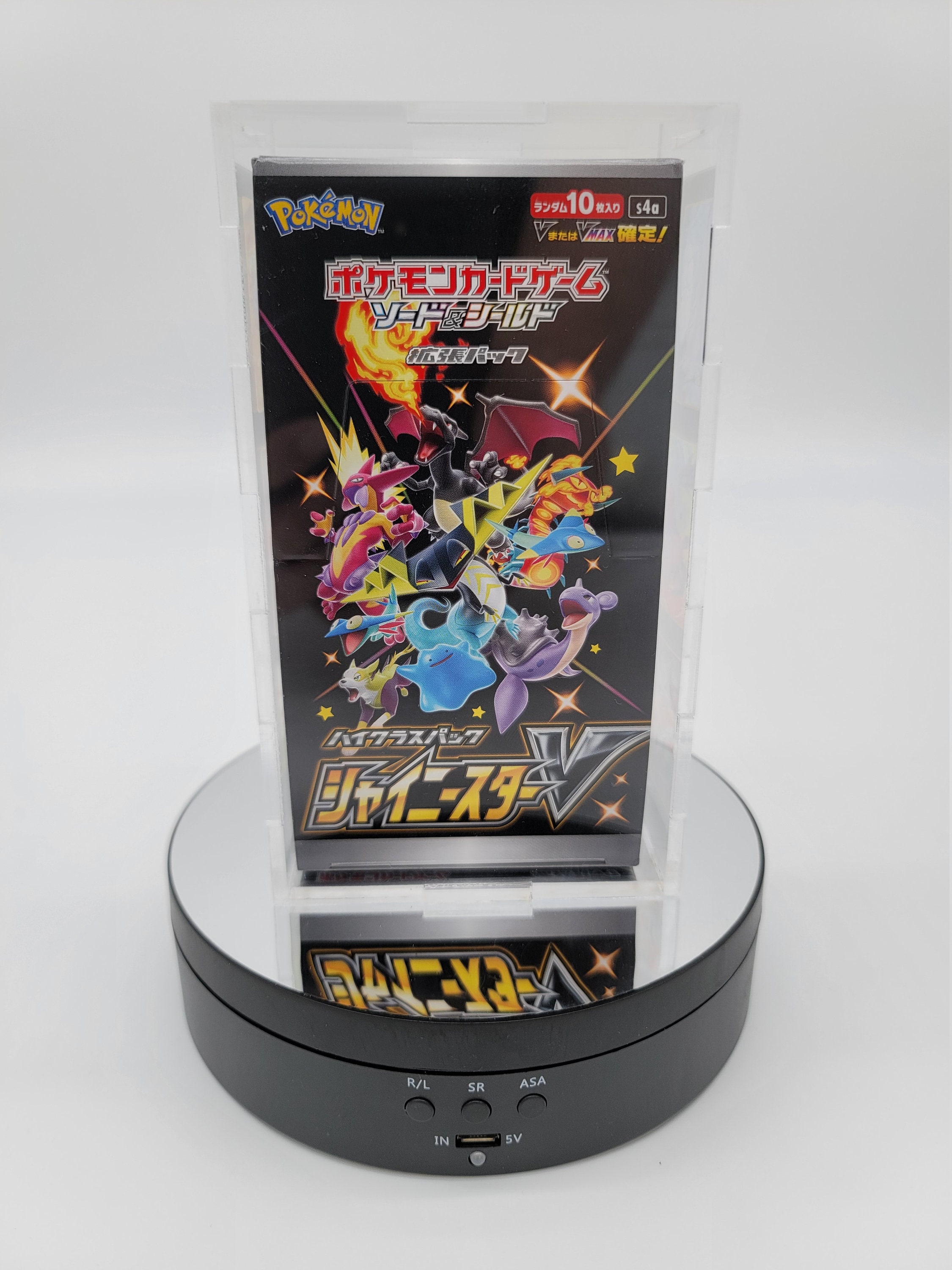 Pokemon Acrylic Japanese Booster Box (small Version) for Shiny V & Tag Team  All Stars Booster Box - Etsy