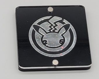 Pokemon Acrylic Coin (Large Size) Magnetic Display Case Framing/Display Quality Grade