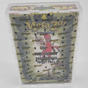Meta Zoo Night Fall theme Deck Acrylic Box, Framing/Display Quality Grade (Acrylic Box only)