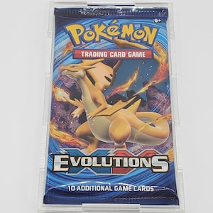 Pokemon Acrylic Booster Pack Display Case Box, Framing/Display Quality Grade