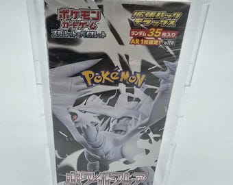 Pokemon Japanese Deluxe Booster Box Acrylic (Booster Box NOT included)