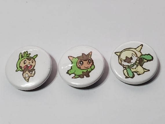 Pokemon Chespin Quilladin And Chesnaught Evolution Pin Etsy