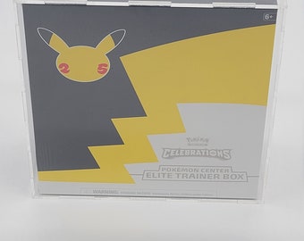 Pokemon Center Celebrations Elite Trainer Box Acrylic Case (trainer Box Not  Included) - Etsy UK