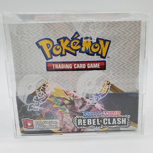 Pokemon Acryl Booster Box Display Case Box, Framing/Display Quality Grade