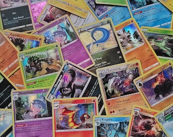 50 Mystery Pokemon Cards Lot with 1 Holo 5 FOILS and 5 RARES!! Assorted Lot of Pokemon Cards. Free Shipping.