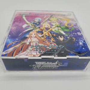 Weiss Schwarz Acrylic Booster Box Display Case Box, Framing/Display Quality Grade (Weiss Schwarz Booster box not included)