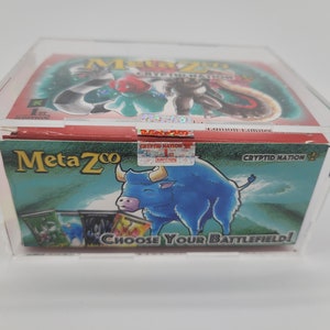 Meta Zoo Acrylic Booster Box 1st Edition and Nightfall Size Display Acrylic Case Box (MetaZoo Box not included) Does not fit Kickstarter Box