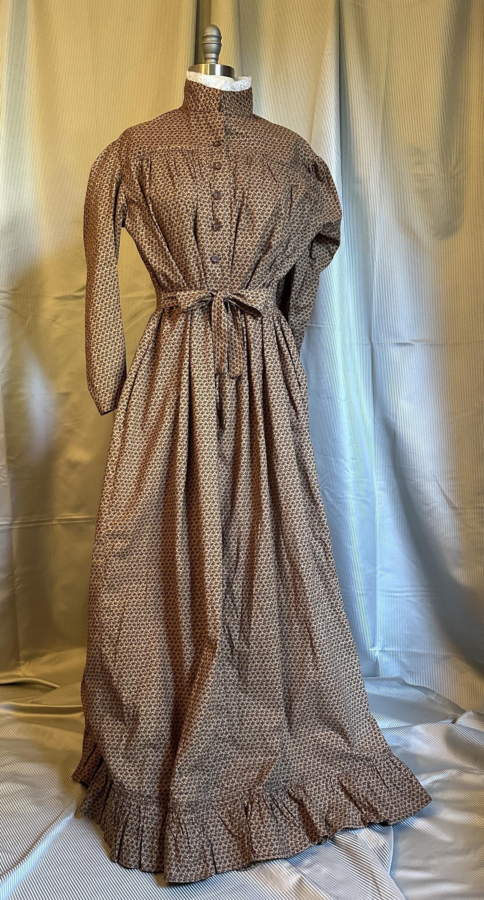 Antique Calico Dress - Etsy Antique Calico Dress - Etsy