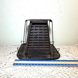 Vintage Knoblock Pyramid Toaster – Early 1900s Stovetop Wire Toaster – Antique Kitchenware