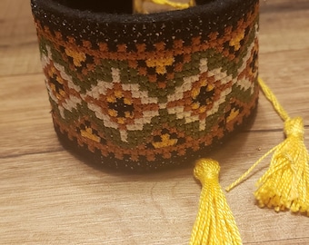 Nordic Embroidered Bracelet