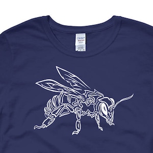 Bee Spirit, Women&#39;s Shirt, Bee Shirt, Queen Bee, Honey Bee, Bumble Bee, Bee Tribal Art Illustration, Bee Gift,  Save the Bees