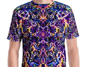 Festival Clothing, Psychedelic Shirt, Trippy Shirt, Yoga Clothing, Psychedelic Clothing, Hippie Shirt, Rave Clothing, Colorful Mandala Shirt
