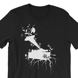 Phonograph, Gramophone, Music Shirt, Unisex Shirt, DJ Gift, DJ Shirt, Music Gift, Gift for Music Lover, Phonograph Shirt, Gramophone Shirt