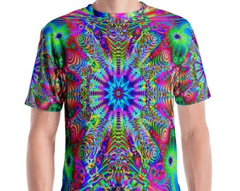 Psychedelic Shirt, Trippy Shirt, Hippie Shirt, Rave TShirts, Festival Tshirts, Festival Clothing, Psy, EDM Shirt, Sublimated Tshirt, Unisex