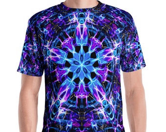 Psychedelic Shirt, Mandala Shirt, Rave Shirts, Trippy Shirts, Festival Shirt, Chakra Shirt, Sacred Geometry Shirt, Indigo Shirt,Hippie Shirt