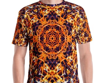 Mandala Shirt, Sacred Geometry Shirt, Festival Clothing, Psychedelic Shirt, Trippy Shirt, Yoga Shirt, Yoga Gift, Hippie Shirt, Rave Clothing
