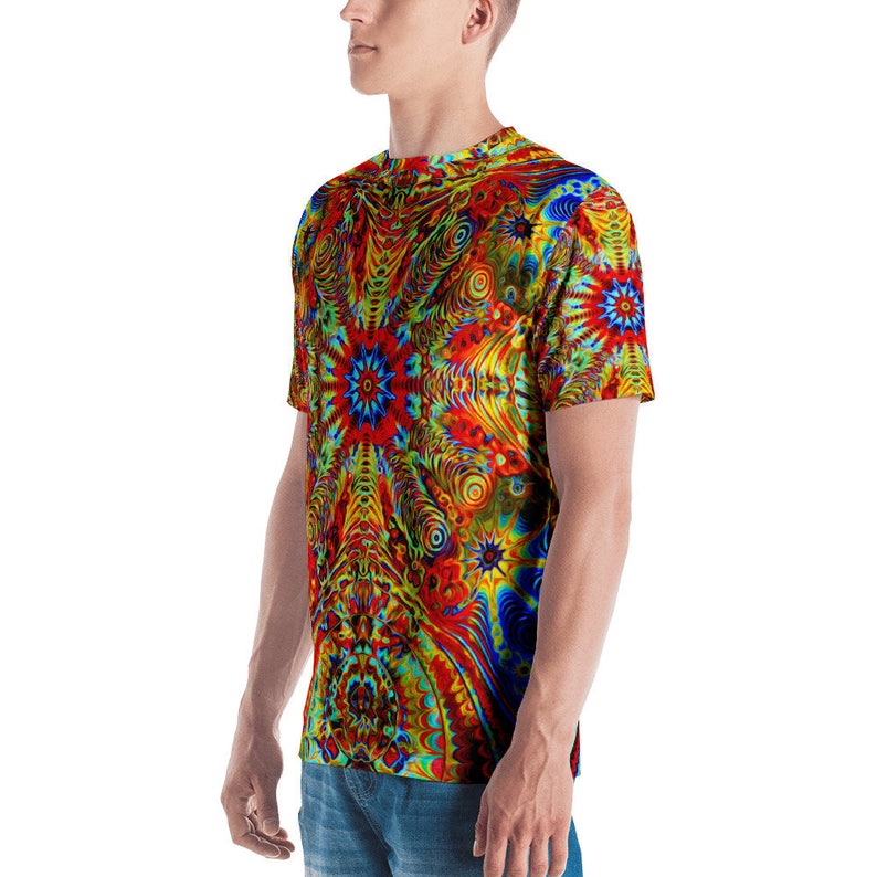 Festival Clothing, Psychedelic Shirt, Trippy Shirt, Hippie Shirt, Rave Clothing, Festival Wear, Entheogen Shirt, Unisex Tee, EDM Clothing image 4