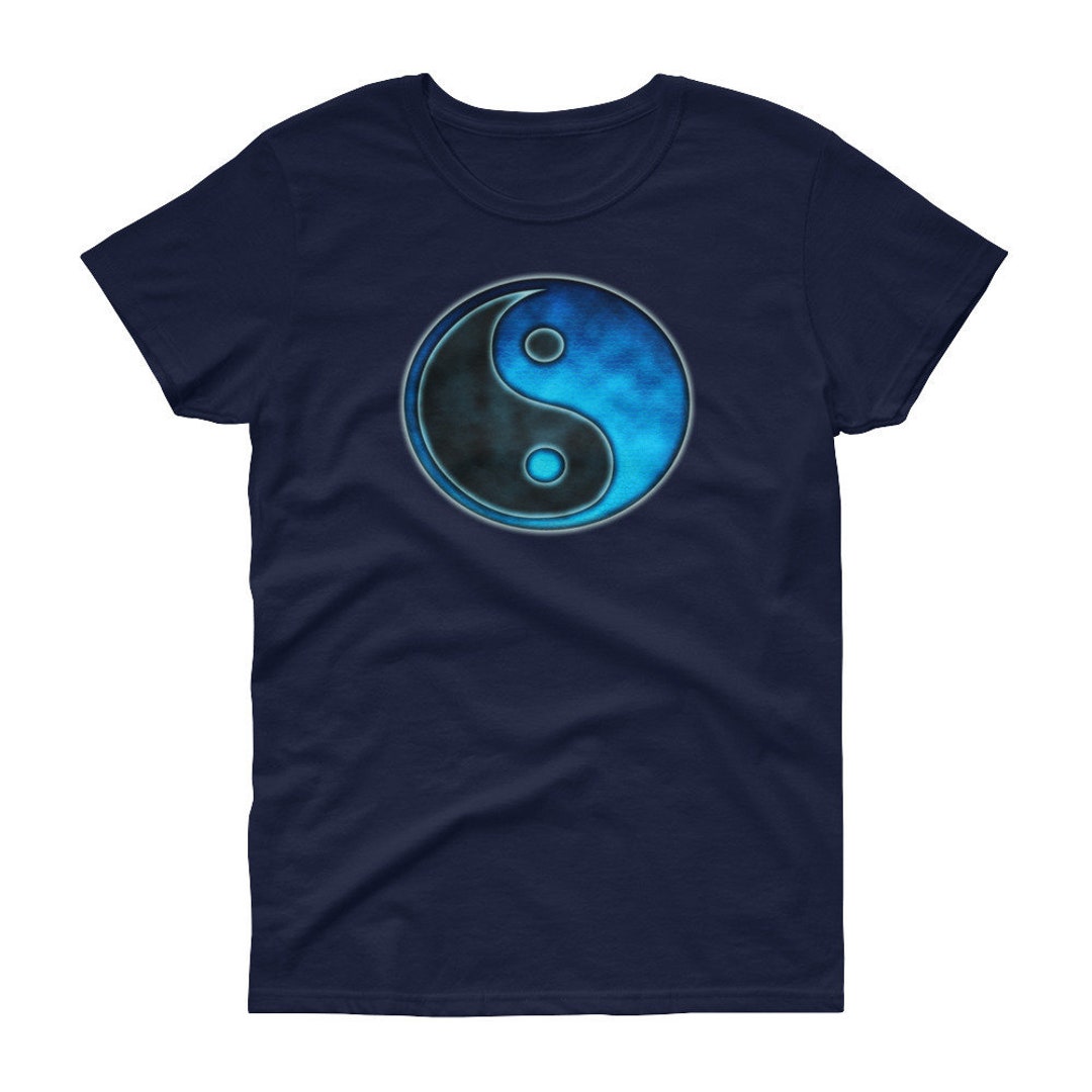 Camiseta De Manga Corta Yin Yang Snowball - 100% Algodón, Estampado Duradero, Varios Colores Y Tallas