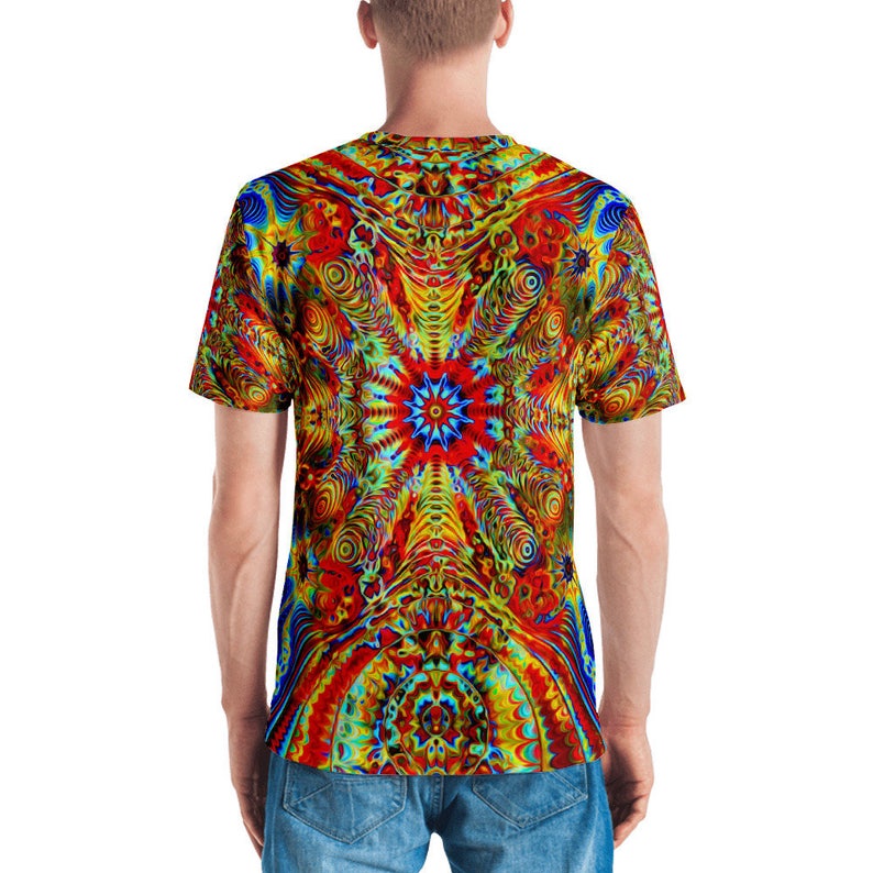 Festival Clothing, Psychedelic Shirt, Trippy Shirt, Hippie Shirt, Rave Clothing, Festival Wear, Entheogen Shirt, Unisex Tee, EDM Clothing image 3