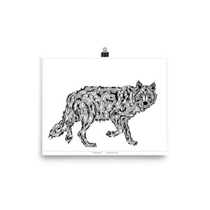 Wolf Spirit, Wolf Poster, Wolf Print, Art, Poster, Print, Wall Art, Art, Wolf Totem, Wolf Spirit Animal, Wolf Power Animal, Tribal Art, Wolf