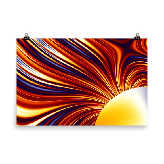 Abstract Sun Drawing