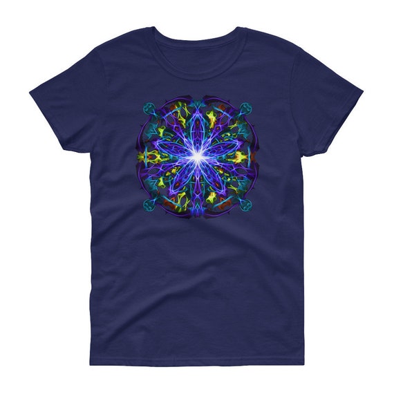Geometric Chakra - Psychedelic Sacred Geometry T-Shirt Geometric Chakra - Psychedelic Sacred Geometry T-Shirt