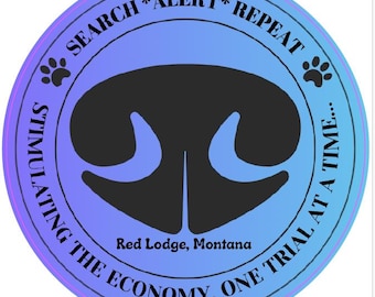 5" Nose Work Sticker