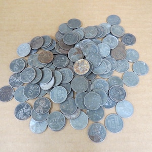 Lot of 113 1943 WW2 WWII Steel Lincoln One Cent Wheat US Penny Coins